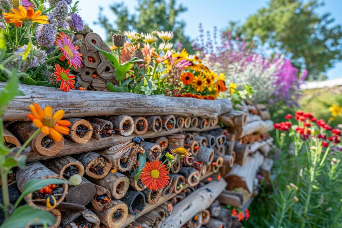 Comment j'ai transformé mon jardin en un sanctuaire pour insectes avec un hôtel DIY