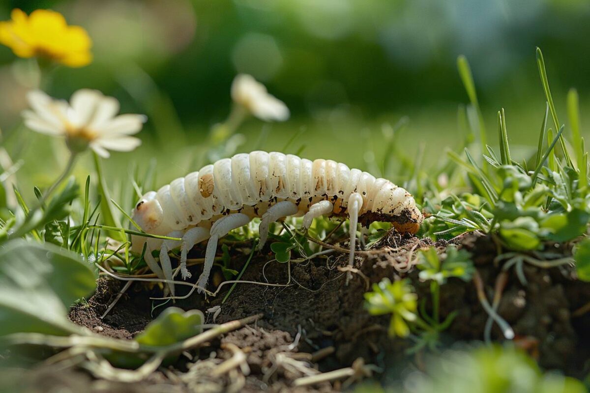 Les vers blancs dans votre jardin : découvrez comment les pièger et les éliminer efficacement