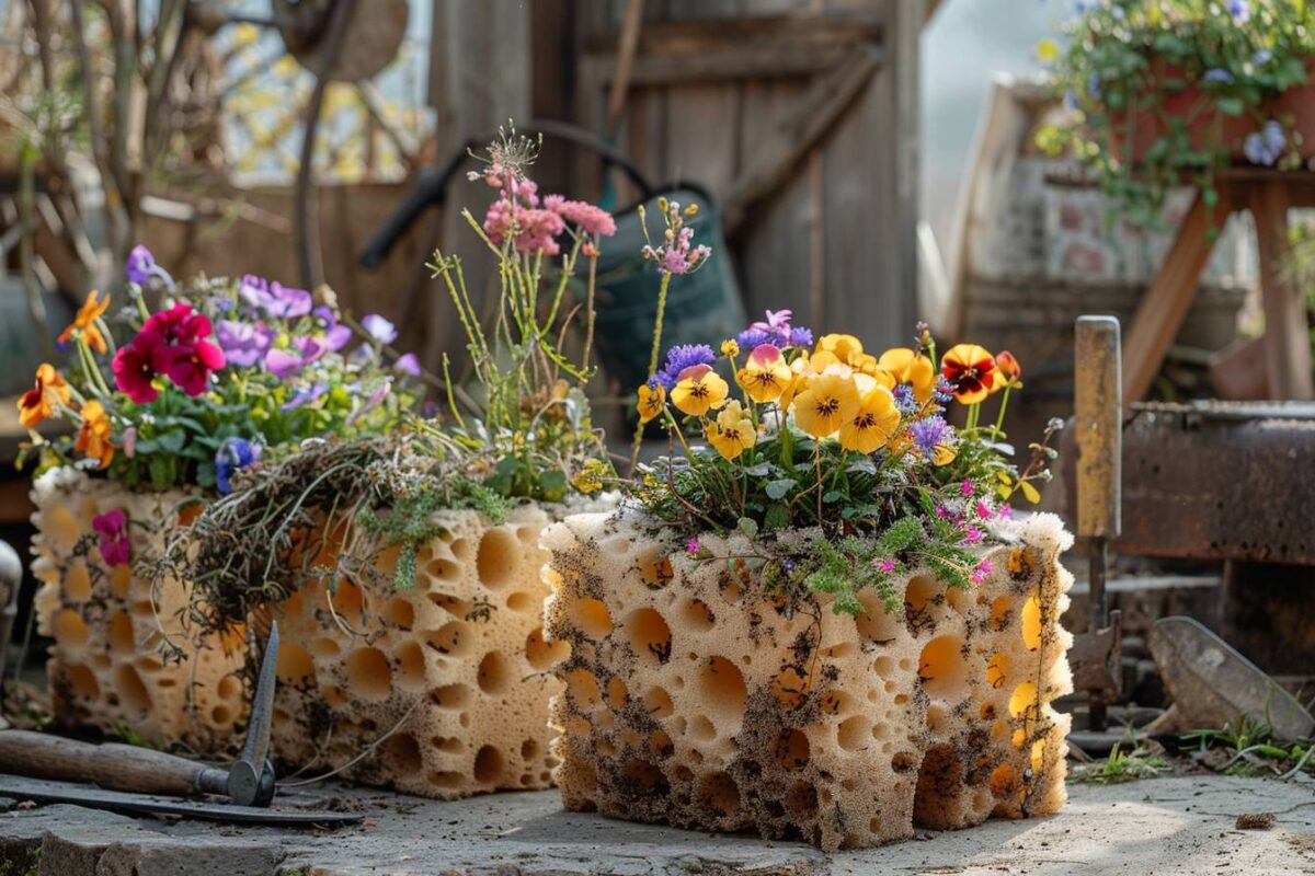 Les vieilles éponges : un trésor caché pour votre jardin en hiver